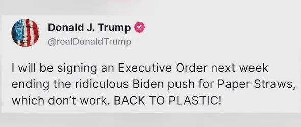吸管之爭(zhēng)背后：特朗普新政下的環(huán)保困局與產(chǎn)業(yè)突圍